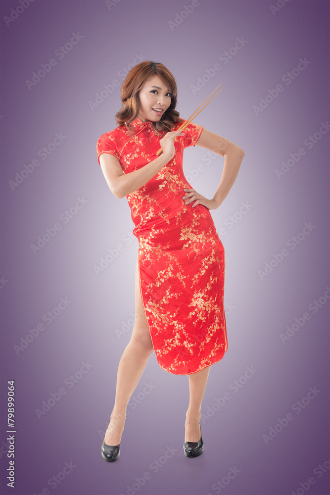 Chinese woman dress traditional cheongsam Chinese woman dress traditional cheongsam