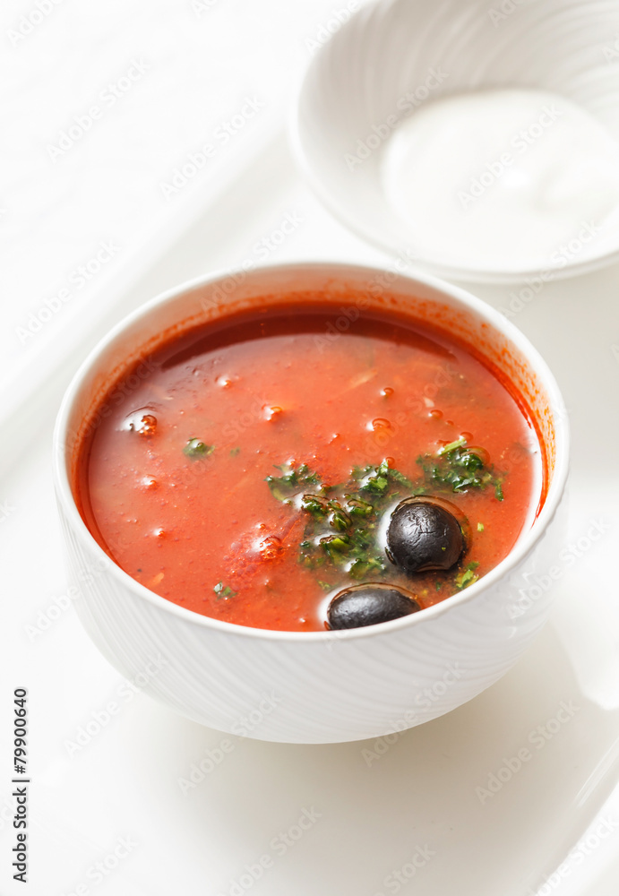 Soup solyanka Soup solyanka