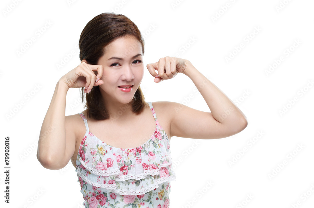 Beautiful women asian happy smiling with good healthy Beautiful women asian happy smiling with good healthy