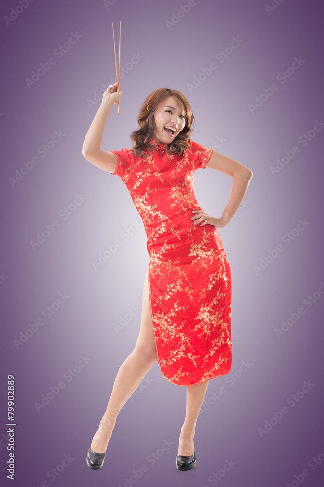 Chinese woman dress traditional cheongsam Chinese woman dress traditional cheongsam