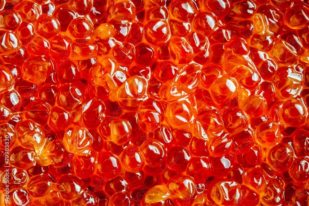 fresh red caviar as a background fresh red caviar as a background