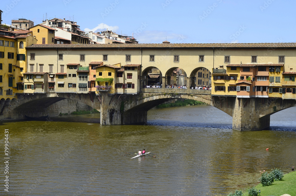 Italy, Ponte Vecchio in Florence