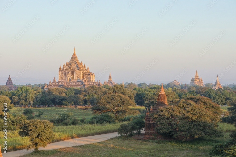 Htilominlo Buddhist Temple in Bagan, Myanmar