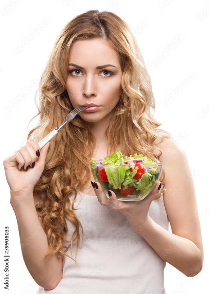 Woman With Salad Woman With Salad