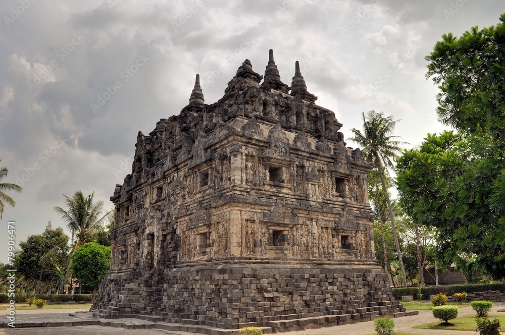 Candi Sari Buddhist temple Yogyakarta, Indonesia