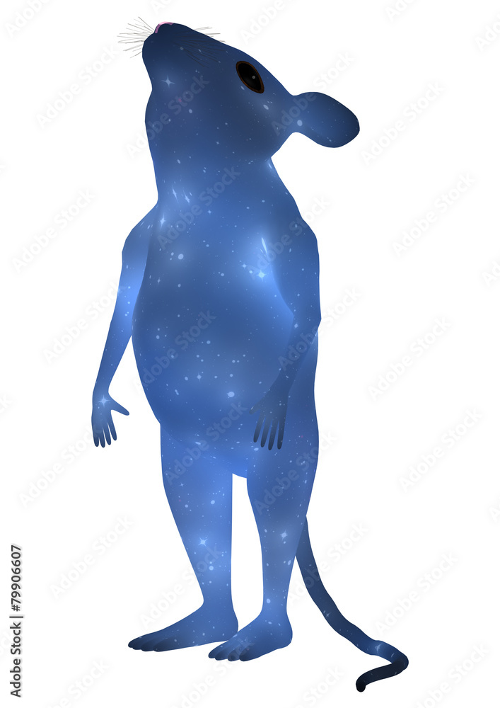 Obraz premium Blue Mouse