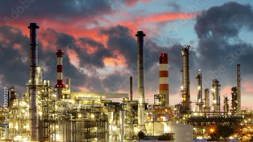 Factory - oil and gas industry, Time lapse