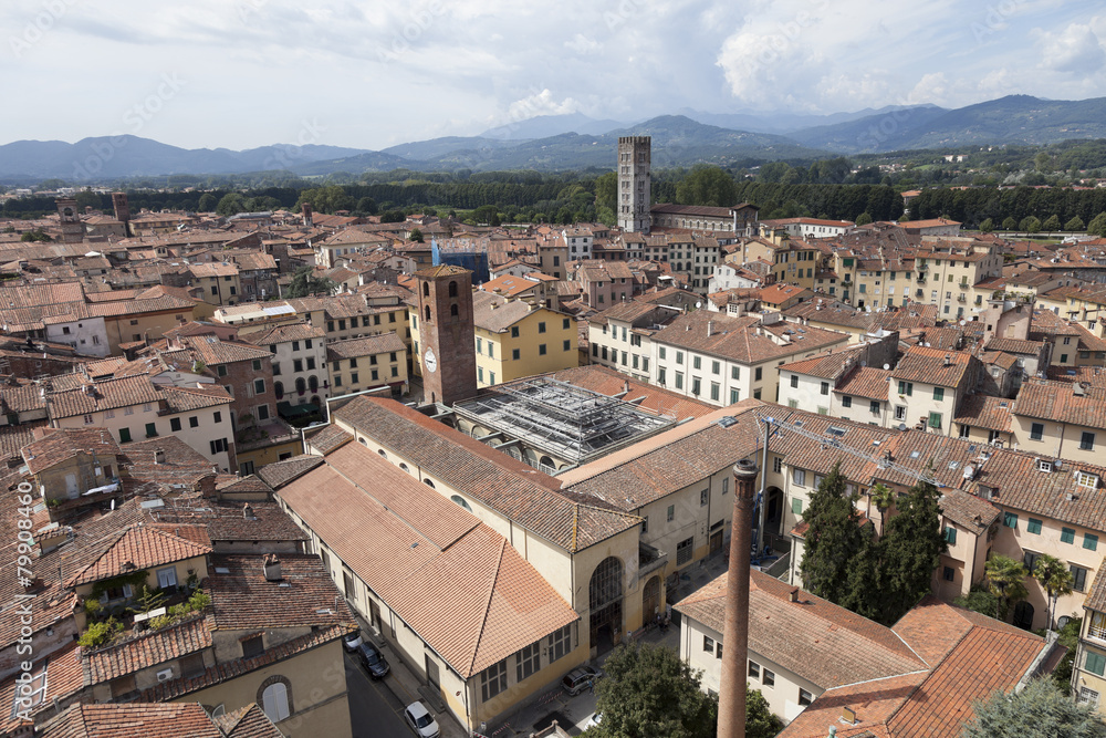 Lucca dall'alto