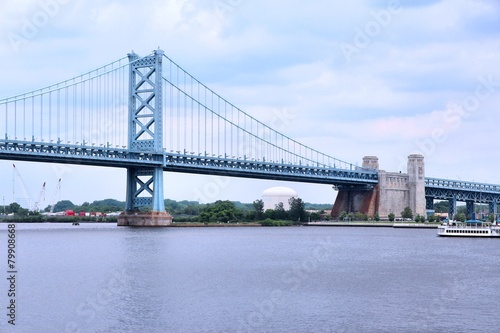 Ben Franklin bridge, Philadelphia © Tupungato