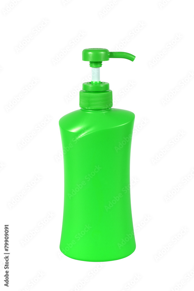 Red Plastic Bottle pump Of Gel, Liquid Soap, Lotion, Cream, Sham Red Plastic Bottle pump Of Gel, Liquid Soap, Lotion, Cream, Sham