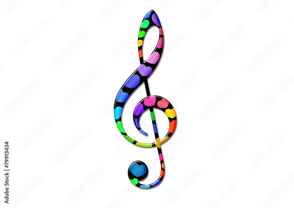 Musiknote mit Herz / Sheet Music Heart Musiknote mit Herz / Sheet Music Heart