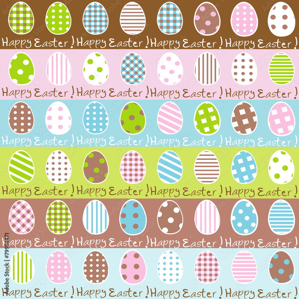 Cute Easter wrapping paper seamless pattern Cute Easter wrapping paper seamless pattern