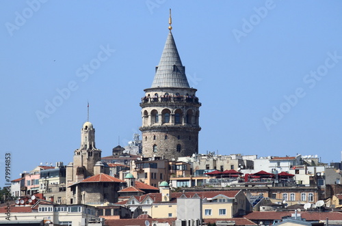 Galata Tower in Istanbul, Turkey