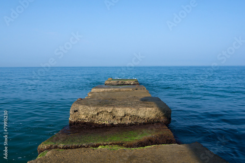 Sea Horizon Abstract Background photo