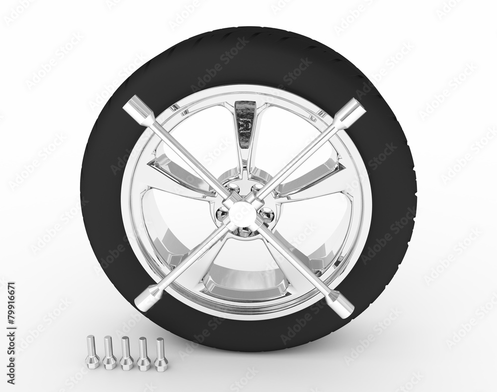 Obraz premium Car Wheel