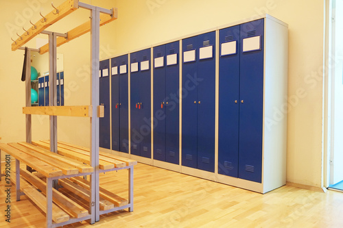 Fotografie, Obraz Interior is modern locker rooms