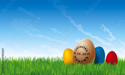 joyeuses pâques, oeuf de pâques