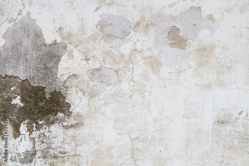 Old Texture Grunge background wall with crack on stucco