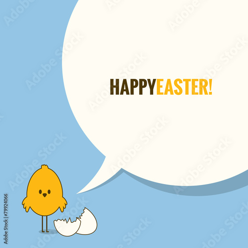 easter social media concept background