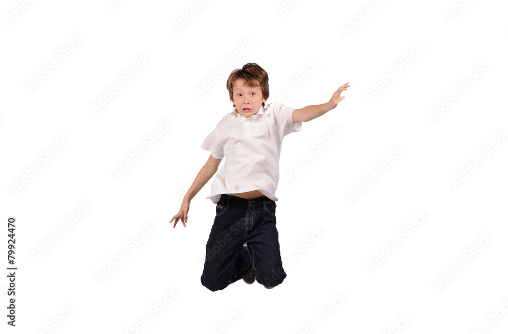 Jumping boy