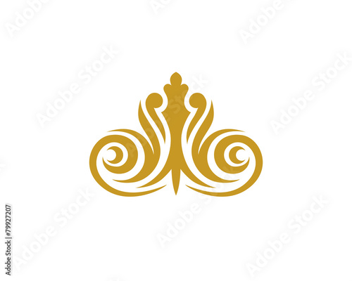 Gold Frame damask