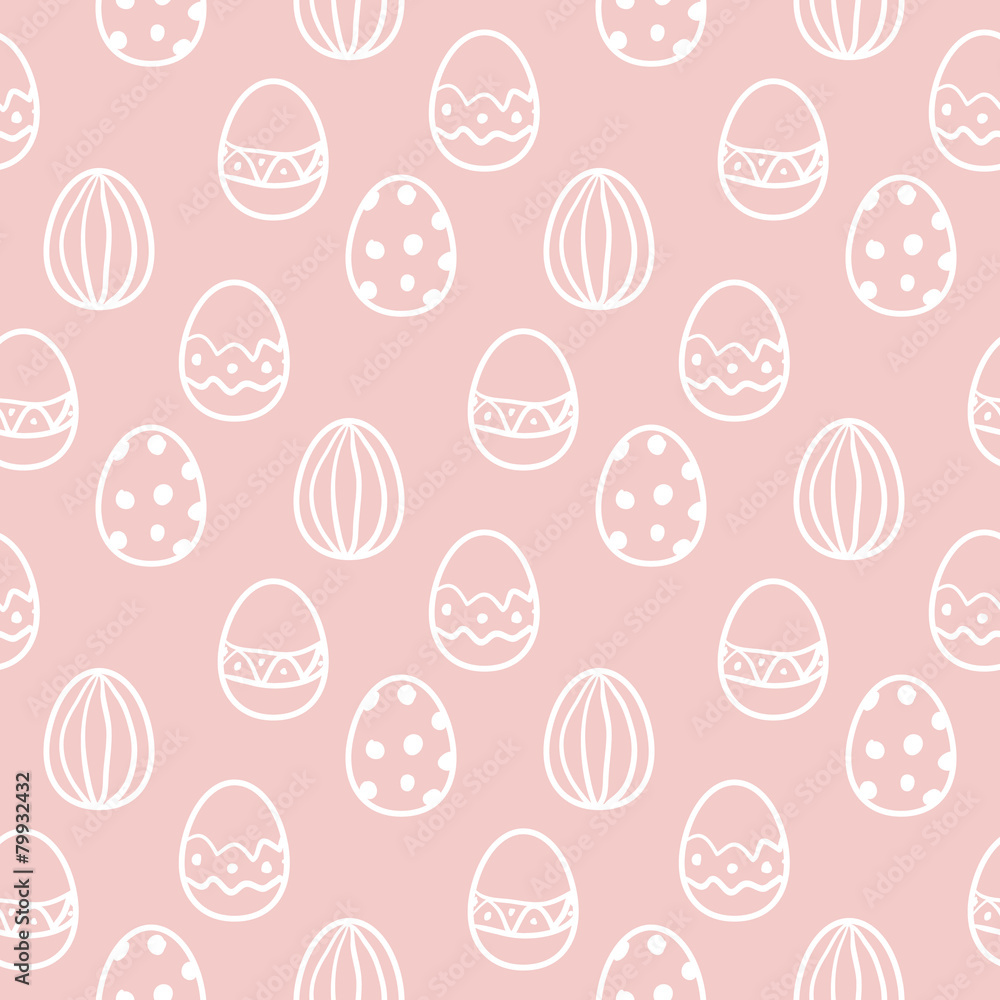 Easter egg seamless vector pattern. Easter egg seamless vector pattern.