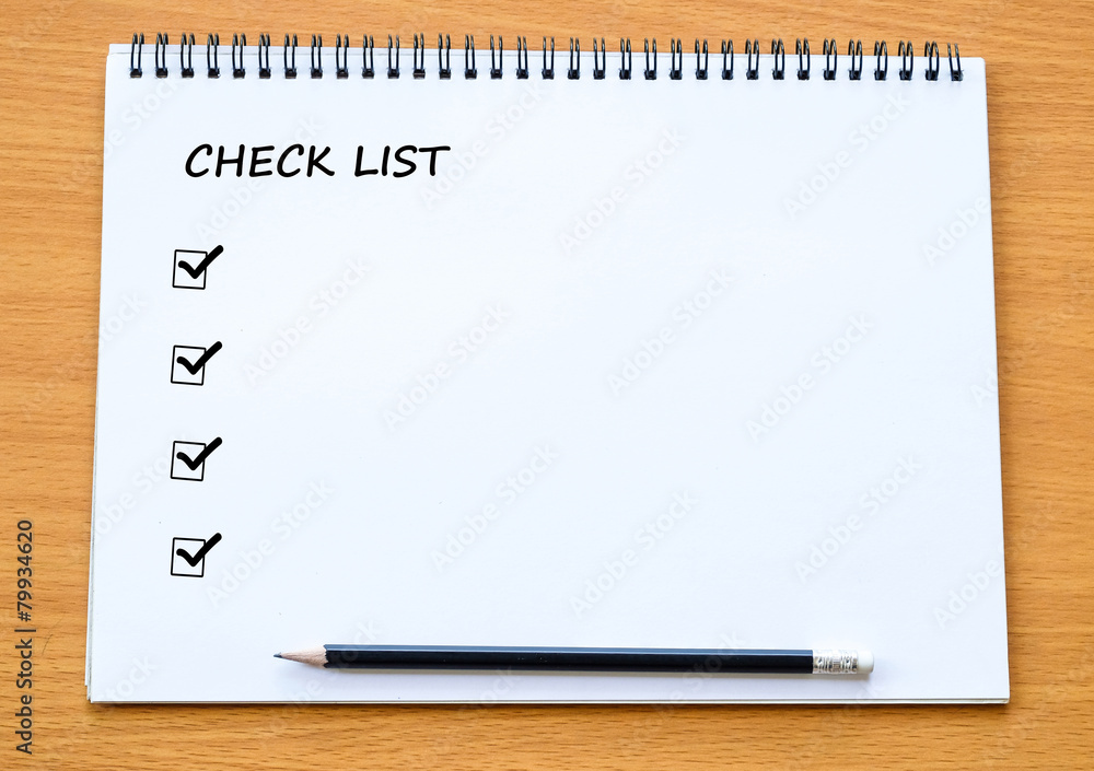 Check list background Check list background