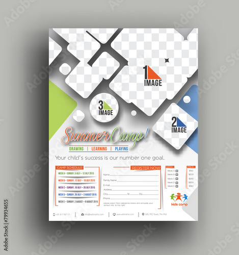 Summer Camp Flyer & Poster Template