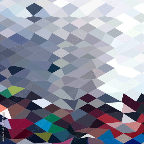 Tidal Wave Abstract Low Polygon Background