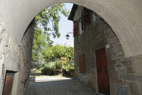 Arco d'ingresso al Castello di Porciano