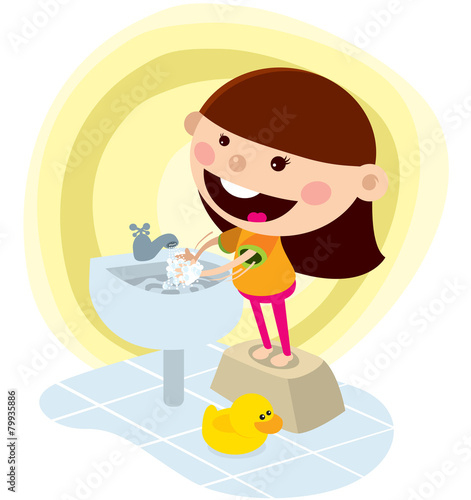 washing hand