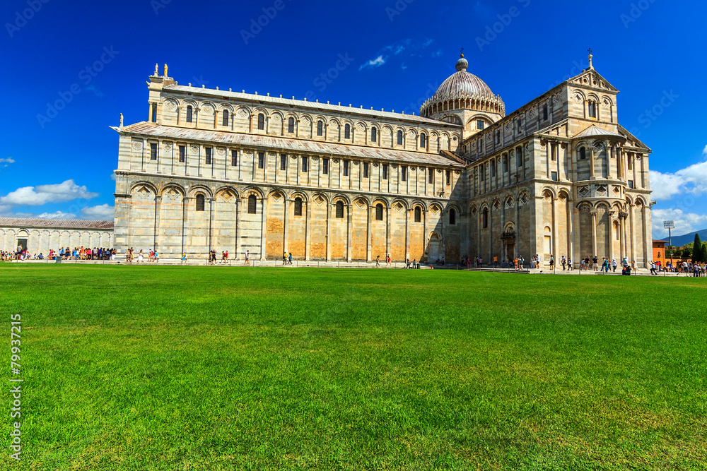 The Pisa dome near leaning tower,Italy,Europe