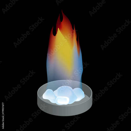 Methane Hydrate image illustration