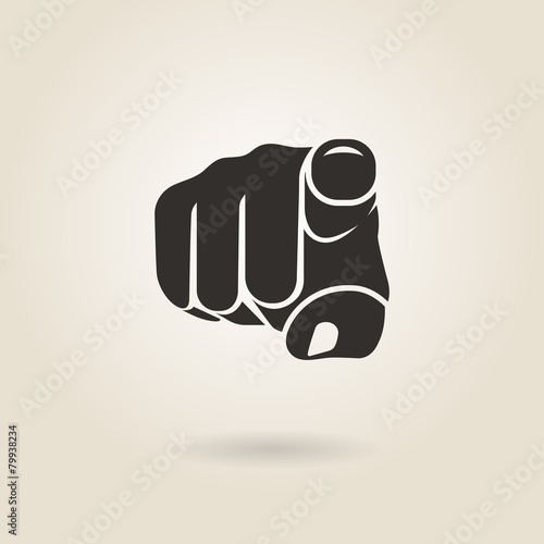 finger pointing