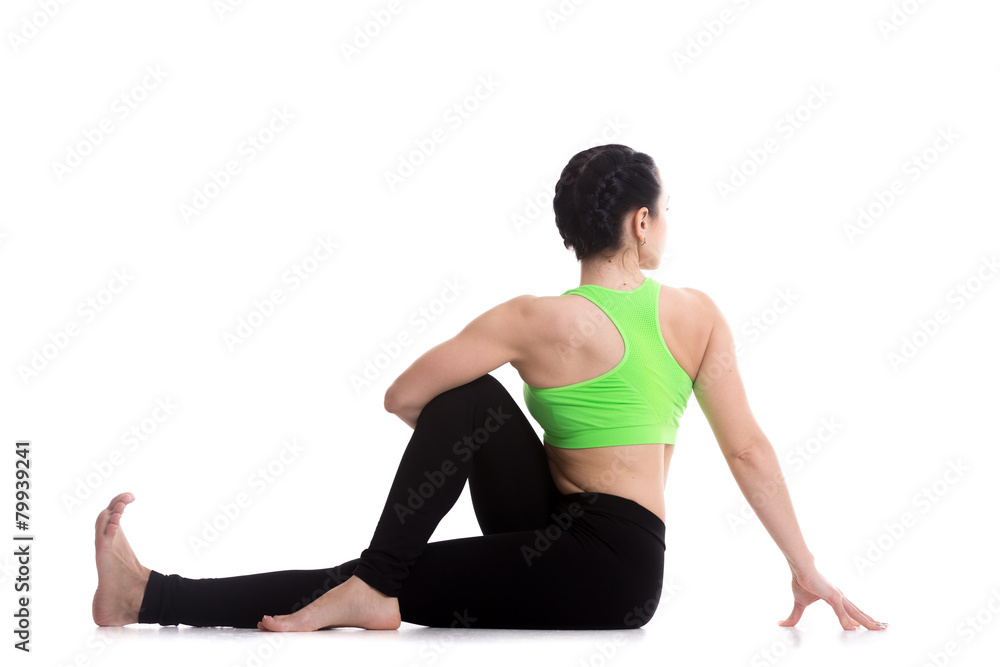 Yoga pose for spine, hips and shoulders Yoga pose for spine, hips and shoulders