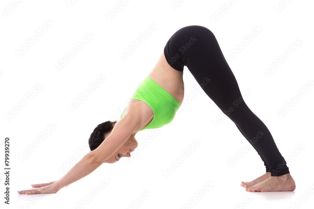 Yoga pose downward-facing dog