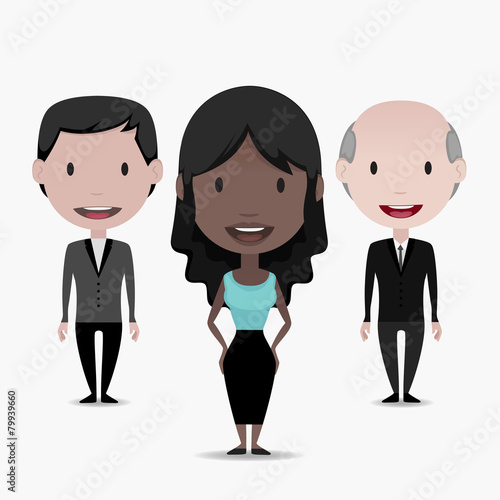 Business people set