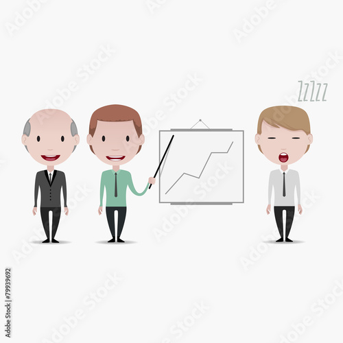 Business people set