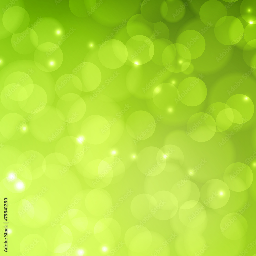 green bokeh abstract light background. Vector green bokeh abstract light background. Vector