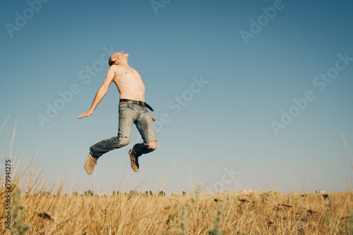 Active recreation of an old man. Lifestyle.