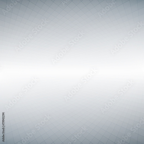 Abstract perspective background with white & grey tones