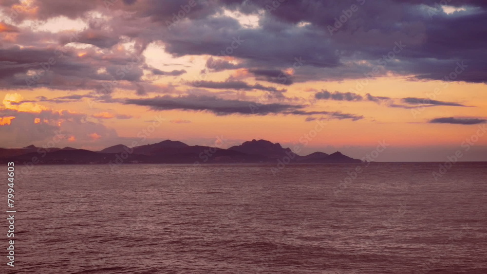 By the Sea - Beautiful coastline at sunset By the Sea - Beautiful coastline at sunset