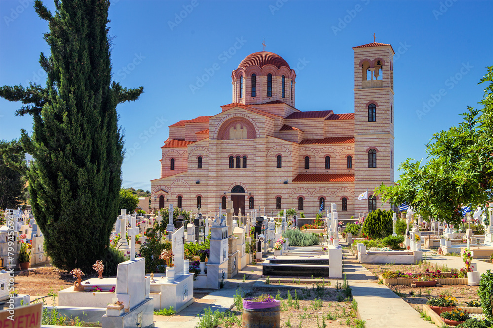Orthodox church at the cemetery