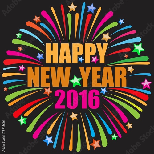 happy new year black 2016
