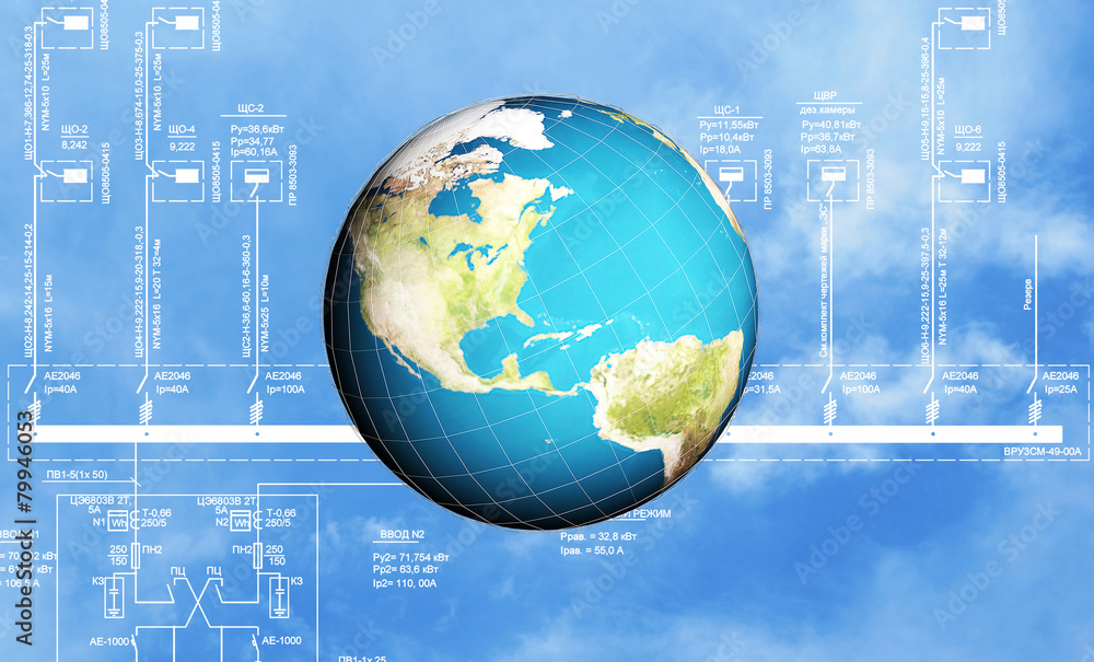 Globalization connection Internet technology.Generation Globalization connection Internet technology.Generation