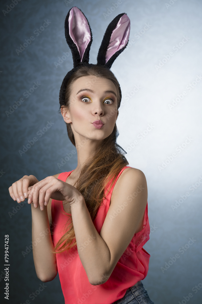Cute, rabbit girl Cute, rabbit girl