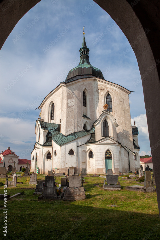 Fototapeta premium Pilgrimage church. John of Nepomuk