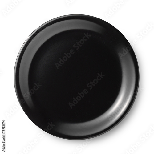 black plate