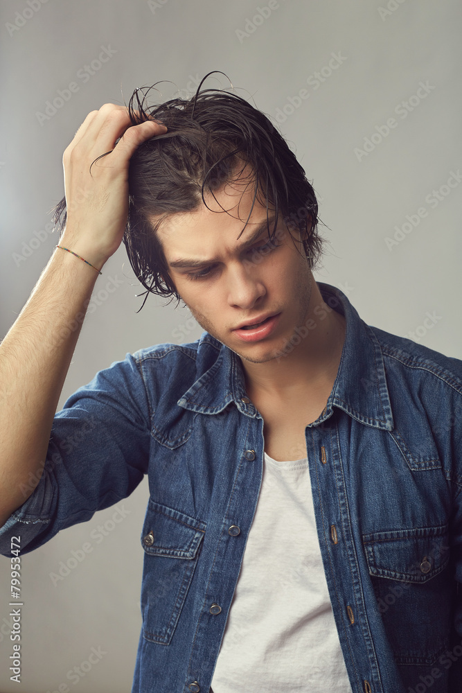 Portrait of an handsome young man Portrait of an handsome young man