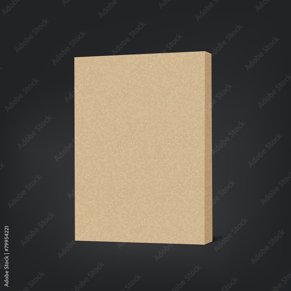 Fototapeta premium closed cardboard box